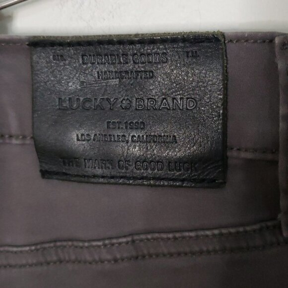 𝅺lucky Brand Sateen Preppy Office City Night Out Stretch 121 Slim Pants - Men's - Picture 10 of 13